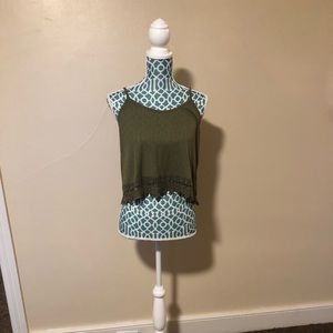 Green Forever 21 Tank NWT Sz M